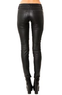 Tripp NYC Pant Faux Leather Motorcross in Black