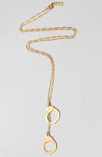 Erica Weiner The Handcuff Lariat Necklace in Brass