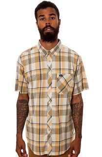 RVCA Buttondown Nettle SS Shirt in Athletic