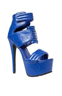 Privileged Shoe Dram Platform in Blue