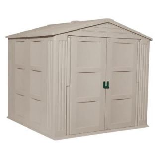 Suncast 7 ft. 11 in. x 7 ft. 10 in. Resin Storage Shed GS9500A