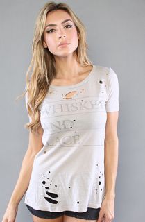 Chaser The Whiskey and Lace Destroyed Slouchy Tee