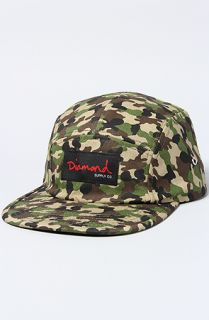 Diamond Supply Co. The OG Script 5 Panel Hat in Camo