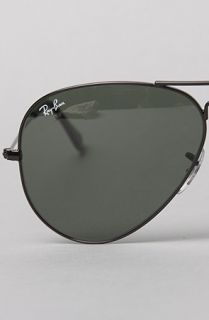 Ray Ban The 58mm Carbon Fiber Aviator in Black