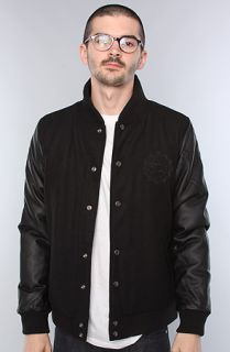 Obey The Limited Series Keith Haring Varsity Jacket in Black