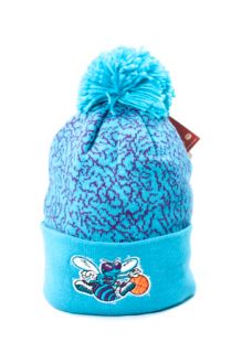 123 Beanies Beanie The Charlotte Hornets Cracked Pattern in Teal