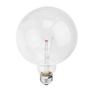 Philips DuraMax 40 Watt Incandescent G40 Clear Decorative Globe Light Bulb (6 Pack) 168575