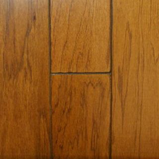 Millstead Hickory Rustic Golden 1/2 in. Thick x 5 in. Wide x Random Length Engineered Hardwood Flooring (31 sq. ft. / case) PF9607