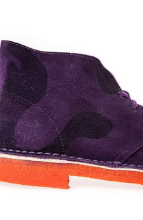 Clarks Original Boot Desert in Purple Camo in Purple