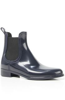Jeffrey Campbell Boot Ankle Rainboot in Navy