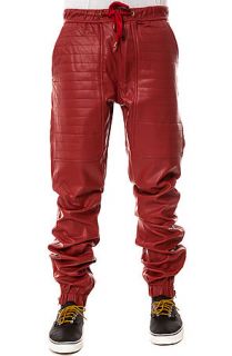 KITE Pants Vegan Leather Jogger Red