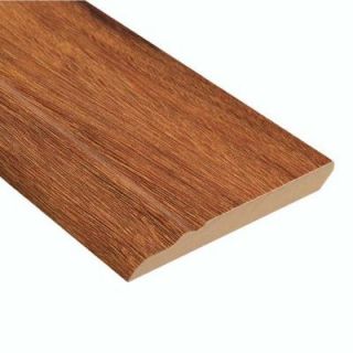 Home Legend High Gloss Natural Mahogany 12.7 mm Thick x 3 13/16 in. Wide x 94 in. Length Laminate Wall Base Molding HL92WB