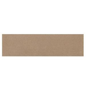 Daltile Identity Imperial Gold Grooved 4 in. x 24 in. Porcelain Bullnose Floor and Wall Tile MY33S44F91P1