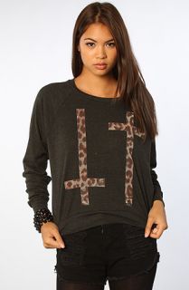 Civil The Disbelief Leopard Long Sleeve Top