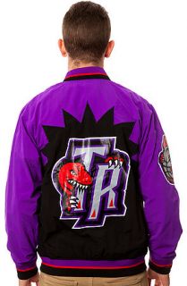 Mitchell & Ness Jacket Toronto Raptors Warm Up in Purple