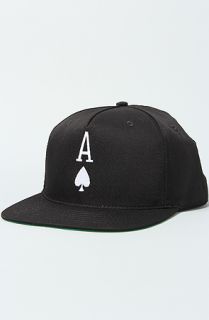 aNYthing The Ace Of Spades 5 Panel Cap in Black