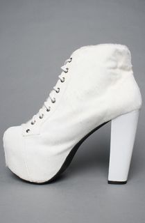 Jeffrey Campbell The Lita Shoe in White Pony Hair