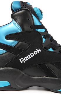 Reebok The Shaq Attack Sneaker in Black Azure