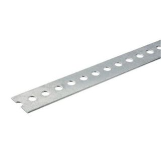 Crown Bolt 1 3/8 in. x 48 in. Zinc Plated Punched Steel Flat Bar with 1/16 in. Thick 18050