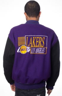 New Jack City Vintage LA Lakers Vintage Varsity Jacket