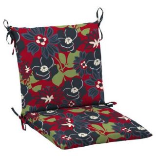 Hampton Bay Grande Modern Floral Mid Back Outdoor Chair Cushion AC16552B 9D1