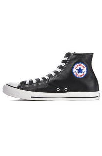 Converse Shoes Chuck Taylor Hi Leather in Black