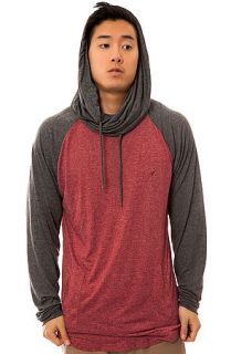 ARSNL The Lantern Hoodie in Heather Gray Maroon