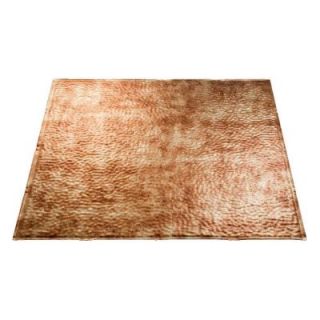 Fasade 4 ft. x 8 ft. Hammered Bermuda Bronze Wall Panel S55 17