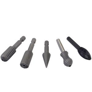 eazypower 6 Pieces 1/4 in. Hex Rotary File and Rasp Asst 30404