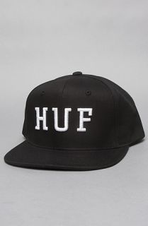 HUF The National Starter Snapback Cap in Black