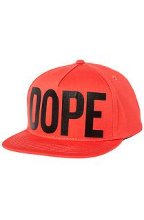 DOPE Hat Overt Snapback in Dope Red