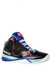 Reebok Sneaker Pumpspective Omni Sneaker in Black, Blue Move, Emerald Sea, & White