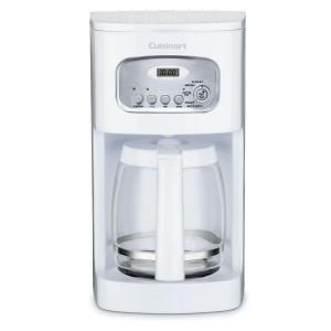 Cuisinart 12 Cup Programmable Coffee Maker in White DCC 1100
