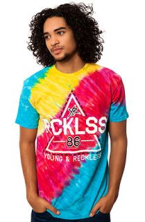 Young & Reckless Tee Trap Star in Tie Dye Multi