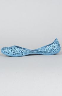 Melissa Shoes The Campana Zig Zag in Robins Egg BlueExclusive