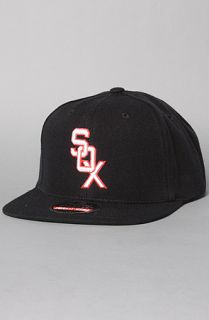American Needle Hats The Chicago White Sox Cooperstown Snapback Hat in Black