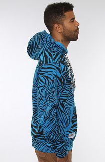 TRUKFIT The Zebra Pullover Hoody in Blue