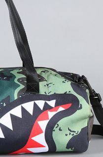 Sprayground  The Camo Shark Mini Duffle Bag in Multi