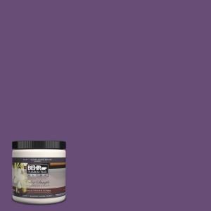 BEHR Premium Plus Ultra 8 oz. #660B 7 Exotic Purple Interior/Exterior Paint Sample 660B 7U