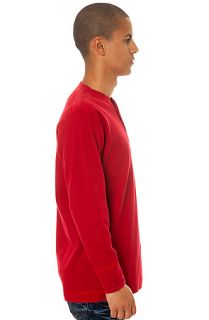 Dickies The LS Pocket Thermal Henley in Cherry Red