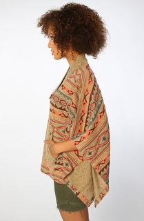 Obey Sweater Native Poncho Sweater Tribal