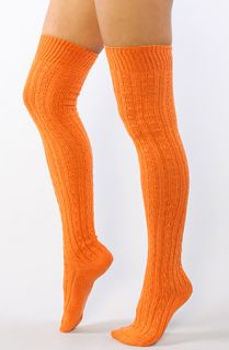 Free People Stockings Thigh High Stockings in Orange