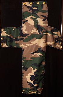 MARIALIA Camo Cross Tank Dress