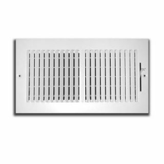 TruAire 10 in. x 4 in. 2 Way Wall/Ceiling Register H102M 10X04