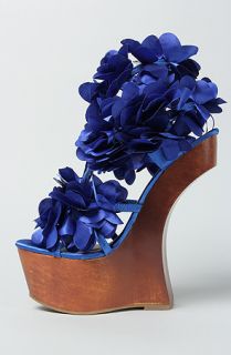 *Sole Boutique The Zadie Shoe in Blue Flowers