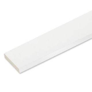 Veranda 3/4 in. x 4 1/2 in. x 8 ft. White PVC Trim (6 Pack) IN5416418