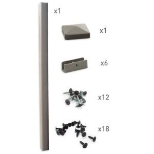 Keter Taupe Fence Post Kit 202978