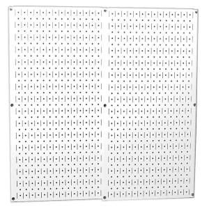 Wall Control White Metal Pegboard Pack with Two Pegboard Tool Boards 30P3232WH