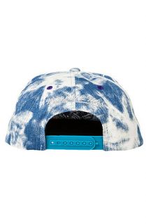 Mitchell & Ness Hat Charlotte Hornets Acid Wash Snapback Hat in Blue