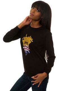 Crooks and Castles Sweatshirt The Liberty Medusa Crewneck in Black